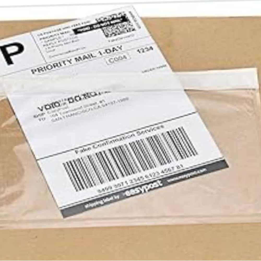 (20) Top Loading Packing List/Shipping Label Envelopes 7.5"x5.5" - Picture 1 of 3